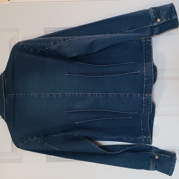 VINTAGE DENIM JACKET / SHIRT W/POCKETS! NWT! - Picture 3 of 5